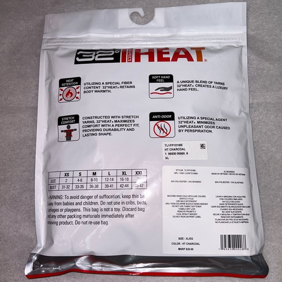 32 Degree Cozy Heat Crewneck Size XL - Picture 2 of 2